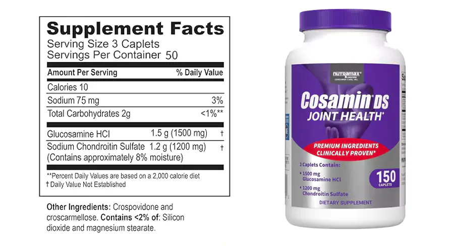 Cosamin DS Supplement Facts