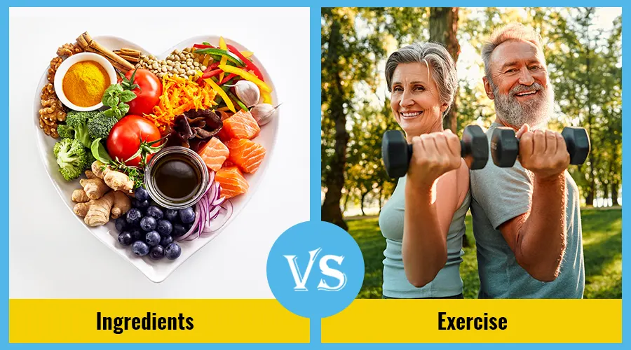 Ingredients Vs. Exercise