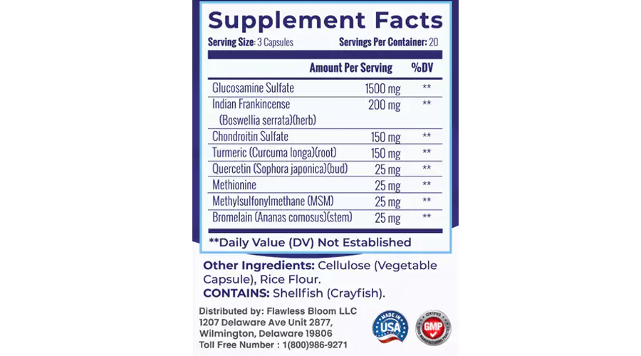 JointXL Plus Ingredients