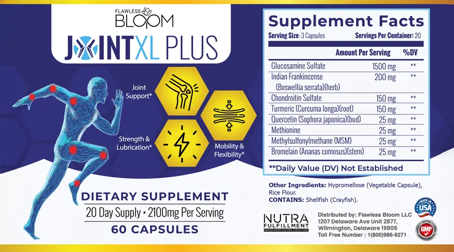 JointXL Plus Supplement Facts